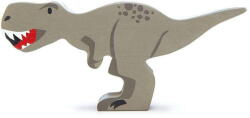 Tender Leaf Figurina dinozaur Tyrannosaurus Rex, din lemn premium - Tender Leaf Toys, Vartsa 3+ ani, Gri (TL4761)