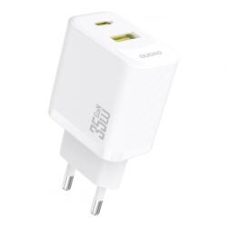 Dudao Incarcator Retea Dudao A27 Max, 35W, 1 x USB-A - 1 x USB-C, Alb (inc/dud/a27x/35/1x/1x/al)