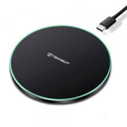Techsuit Incarcator Retea Wireless Techsuit CHWR031 Premium, 15W, 1.67A, Negru (inc/372371)