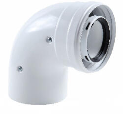 Ariston könyökidom 90° 60/100 PPs/alu (EG-3318075-ARIS)