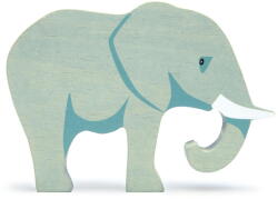 Tender Leaf Figurina Elefant, din lemn premium - Elephant - Tender Leaf Toys, Varsta 3+ ani, Gri (TL4746)