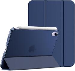 TYPEC Husă de Protecție Tri-Fold pentru iPad mini 7 A17 Pro (2024) / iPad mini 6 (2021), Smart Cover cu Funcție Auto Sleep/Wake, Spate Mat Translucid, Albastru Închis (Navy Blue)