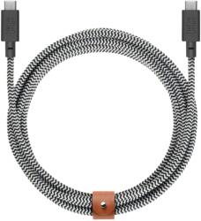Native Union USB-C - USB-C kábel Belt Cable XL 3m zebra BELT-XL-C-ZEB-3-NP (BELT-XL-C-ZEB-3-NP)