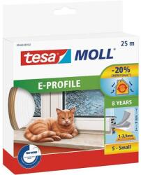 TESA tesamoll Gumi tömítés, fehér, E profil, 25 m (05464-00102-00)