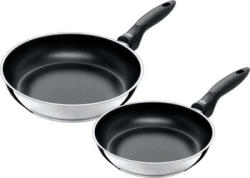 Silit Tigaie set Silit Domus, 24 si 28 cm (otel inoxidabil/negru) (2119306221)