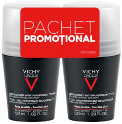 Vichy Bipack deo roll-on homme 72 h, 50 ml 1+ 50% Cadou, VICHY