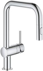 GROHE Baterie bucatarie Grohe 32322002, bucatarie Minta, tip comanda monocomanda, marime inalta, forma pipa tip c, crom (32322002)
