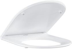 GROHE Capac WC Grohe 39913000, Bau Ceramic, pentru wc, capac softclose, slim, eliberare rapida, suprafata antibacteriana, alb (39913000)