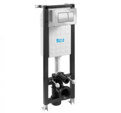 Roca Set rezervor Roca A89P00T010, Rezervor Wall Eco, tip instalare incastrat, tip placare uscata, numar moduri spalare 2 (A89P00T010)