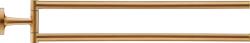 Duravit Bara prosop Duravit 0099410400, Starck T, tip instalare pe perete, numar orificii instalare 2, bronz (0099410400)
