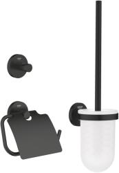 GROHE Pachet accesorii baie Grohe 412042430, 3in1 Start, tip instalare pe perete, numar piese 3, numar rafturi 0, negru (412042430)