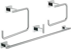 GROHE Pachet accesorii baie Grohe 40778001, Set Essentials Master, tip instalare pe perete, numar piese 4, crom (40778001)