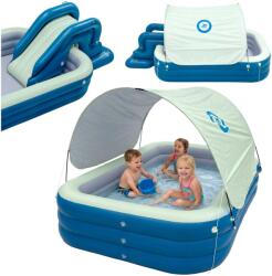  IKONKA Piscină gonflabilă pentru copii cu tobogan și acoperiș 240 cm IK-KX2779 (KX2779) Piscina