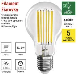 EMOS Bec LED cu filament A70 / E27 / 11, 6 W (150 W) / 2.452 lm / alb neutru / CLASA A
