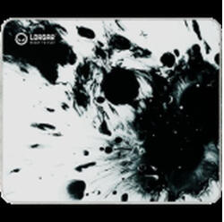 LORGAR Full print white and black design, Bottom is black rubber with embossed LORGAR logo, with double side edge stitching (LRG-MPA14L)
