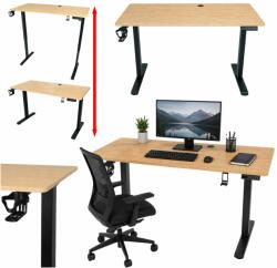 Ikonka Home Magasságállítható elektromos íróasztal memóriával, 120 × 60 cm IK-KX2640_1 (KX2640_1)