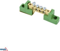 Schelinger sorkapocs szigetelőn 6X9 zöld, 4 kapocs, 63 A, 500 V BM-A18-TBJ-6X09-04P-ZI (BM-A18-TBJ-6X09-04P-ZI)