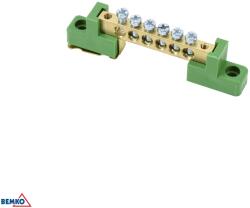 Schelinger Csatlakozó sorkapocs szigetelőkre szerelve 6X9 zöld 63A 500V BM-A18-TBJ-6X09-06P-ZI (BM-A18-TBJ-6X09-06P-ZI)