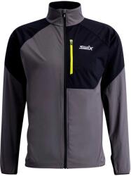 Swix FOCUS JACKET M Gri închis, Negru, Alb S (10182-24-12207)