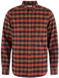 Fjällräven Övik Skog Relaxed Shirt Autumn Leaf-Wood Brown Férfi ing L