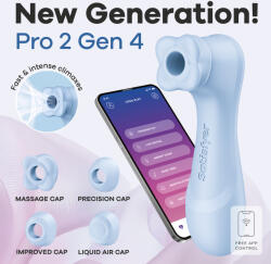 Satisfyer Pro 2 Generation 4 Serene Blue Vibrator