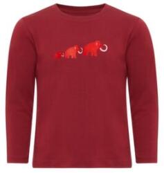 Mammut CORE LONGSLEEVE KIDS LOGO Tricou cu mânecă lungă 3818 dark mammut red 164