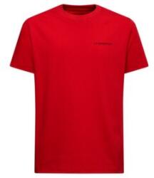 La Sportiva CLIMBING DAYS Kids Tricou cu mânecă scurtă Mountain Red/Redwood 140