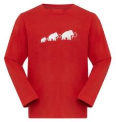Mammut CORE LONGSLEEVE KIDS LOGO Tricou cu mânecă lungă 3778 mammut red 140