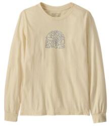 Patagonia Long-Sleeved Graphic T-Shirt Kids Tricou cu mânecă lungă Skisel: Undyed Natural M