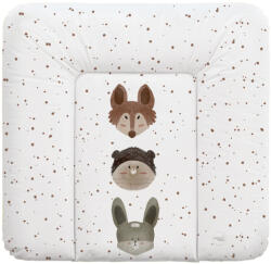 Ceba Baby Basic Cute Animals Puha Pelenkázó Alátét 75x72cm - OEKO-TEX, Vízálló, Könnyen Tisztítható