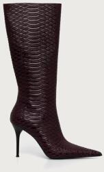 Jeffrey Campbell tűsarkú női bőr csizma PROPOSAL - burgundia Női 40