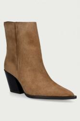 Steve Madden bokacsizma sarokkal női velúr Melle - barna Női 39