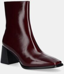 Jeffrey Campbell bőr csizma Sherpal-2l - burgundia Női 40