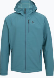 Black Diamond Férfi pulóver Black Diamond Coefficient Storm Full Zip Hoody creek blue
