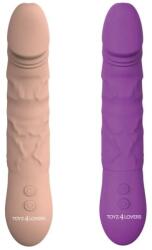 Toyz4Lovers forgófejes akkus szilikon vibrátor. lila - diamondsexshop