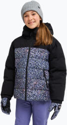 ROXY Gyerek snowboarddzseki ROXY Snowyhill Printed Puffy true black wildin out rg