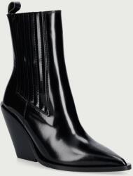Souliers Martinez női bőr csizma VEGAS - fekete Női 37
