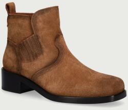 Zadig&Voltaire bokacsizma női velúr Igata Suede - barna Női 36