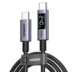 UGREEN Cablu Date si Incarcare USB-C - USB-C UGREEN 65867 Display, 240W, 2m, Gri (65867) - pcone