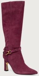 Steve Madden női velúr csizma Sirrens - burgundia Női 36