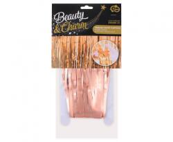 GoDan Perdea decorativa din folie metalizata rose gold 90 x 240 cm GD080 Perdele Decorative (GD080)