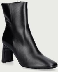 Souliers Martinez bokacsizma sarokkal női bőr KAROL - fekete Női 38