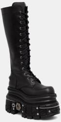 New Rock csizma női bőr ITALI NEGRO, IMPERFECT TANK NEGRO E-34 - fekete Női 39