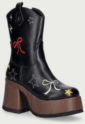 Koi Footwear cowboy csizma éksarokkal női Lassitude Chunky Cowboy Boots - fekete Női 38