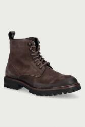 Steve Madden fűzős csizma férfi velúr Montana - barna Férfi 43