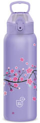 Ars Una 3D duplafalú fémkulacs, termosz 700ml - Snow Flower Purple