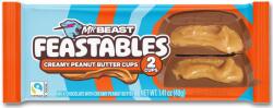 Lakomák Feastables MrBeast Cups tejcsokoládés kosárka mogyoróvaj ízzel, 40 g (28122)