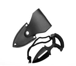 Depox Cutit tactic pumnal, DEPOX®, Black Knife, 13 cm, Otel inoxidabil (3123)