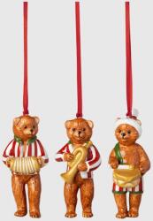 Villeroy & Boch V&B Nostalgic Ornaments karácsonyfadísz szett 3részes, Macik (14-8331-6695)