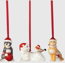 Villeroy & Boch V&B Nostalgic Ornaments karácsonyfadísz 3részes, Cicák (14-8331-6694)